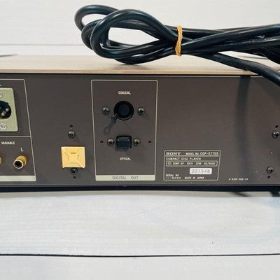 SONY CDP-X77ES HIGH-END VINTAGE CD PLAYER - WORKING - WITH REMOTE & MANUAL
