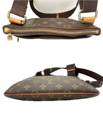 LOUIS VUITTON M40524 MONOGRAM POCHETTE VALMY SHOULDER BAG AUTHENTIC USED LEATHER