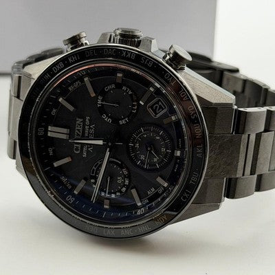 CITIZEN ATTESA HAKUTO CC4067-66E ECO-DRIVE GPS WATCH BOX MANUAL WARRANTY