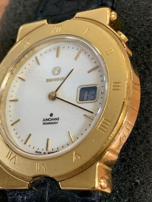 JUNGHANS MARUMAN MJ W001 DIGITAL SECOND MEN'S WRISTWATCH ROUND FACE GERMAN MADE