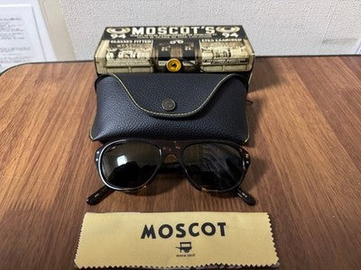 MOSCOT AVRAM 52 SUNGLASSES DARK HAVANA FRAME G-15 GRAY GREEN LENS UNUSED