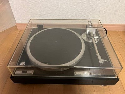 KENWOOD KP-770D QUARTZ DIRECT DRIVE TURNTABLE DYNAMIC SERVO TRACER ARM VINTAGE