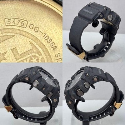 CASIO G-SHOCK GG-1035A LIMITED EDITION WATCH BLACK TESTED JAPAN USED F/S