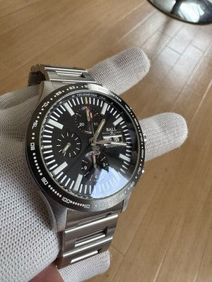 BALL WATCH CM2092C S1J BK STORM CHASER II CHRONOGRAPH AUTOMATIC 42MM BOXED