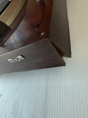 DENON DP-55L DIRECT DRIVE TURNTABLE RECORD PLAYER TESTED FOR PARTS REPAIR