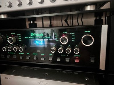 MCINTOSH C42 AUDIO CONTROL CENTER PREAMPLIFIER 8 BAND EQ VINTAGE HIGH END AUDIO