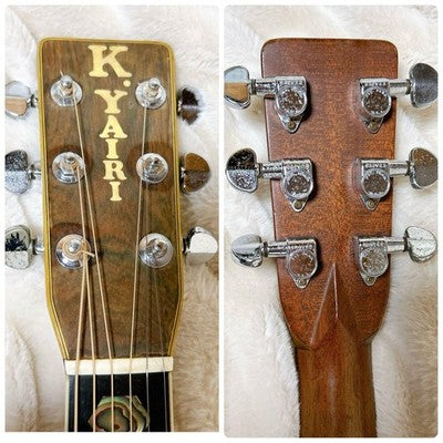 K. YAIRI YW-1000 1970S ACOUSTIC GUITAR W/ HARD CASE - JAPAN VINTAGE