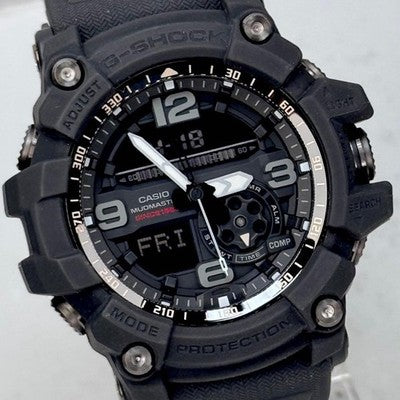 CASIO G-SHOCK GG-1035A LIMITED EDITION WATCH BLACK TESTED JAPAN USED F/S