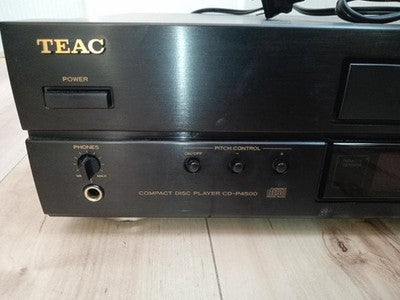 TEAC CD-P4500 CD PLAYER DECK WITH PITCH CONTROL WORKING TESTED VINTAGE JAPAN
