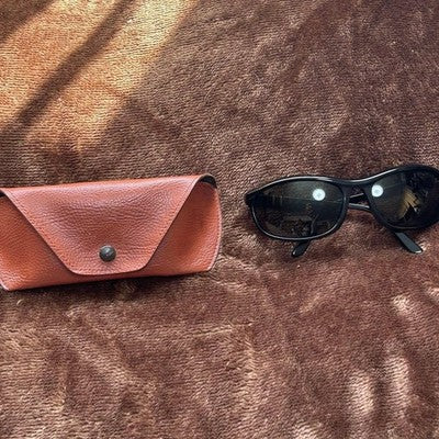 PERSOL RATTI 127 95 58230 OF SUNGLASSES TERMINATOR 2 BLACK ITALY W/CASE