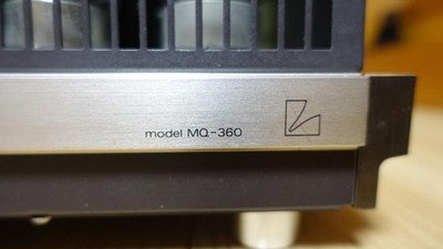 LUXMAN MQ-360 VACUUM TUBE STEREO POWER AMPLIFIER - WORKING USED JAPAN 100V AS IS
