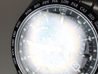 SEIKO ASTRON SBXB045 8X53-0AB0 GPS SOLAR TITANIUM CELAMIC WATCH USED
