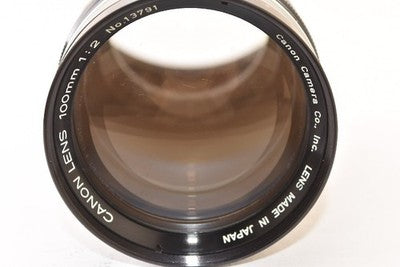 CANON 100MM F2 L39 LEICA MOUNT TELEPHOTO LENS ALUMINUM EXCELLENT++++