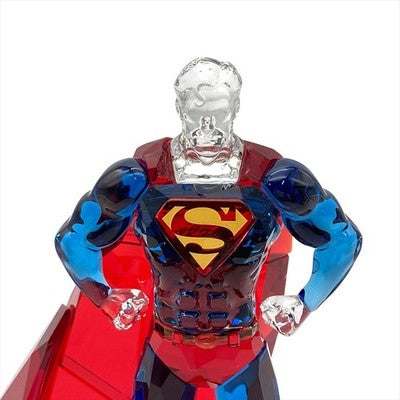 SWAROVSKI SUPERMAN 5556951 CRYSTAL FIGURINE DC COMICS CLEAR FIGURE BOXED