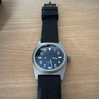 UNIMATIC U2-B MODELLO DUE LIMITED 400 AUTOMATIC WATCH ITALY BOX PAPERS