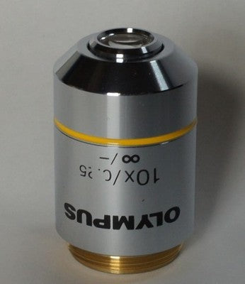 Olympus Infinity Plan 10x 0.25 Objective Lens ∞/- For CX BX Series Microscopes