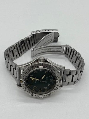 BREITLING COLT OCEAN A17035 AUTOMATIC MEN'S WATCH GREEN DIAL 38MM WORKING