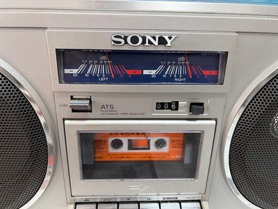 SONY CFS-66 BOOMBOX SERVICED W/ BOX, VINTAGE CASSETTE RADIO SHOWA RETRO