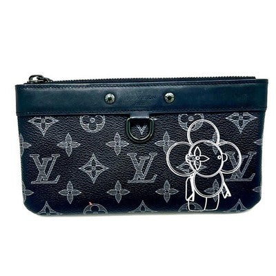 LOUIS VUITTON VIVIENNE APOLLO PM POUCH M62897 MONOGRAM ECLIPSE RARE