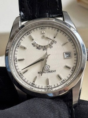 ORIENT ROYAL ORIENT EK00-C0-B AUTOMATIC WATCH BEIGE DIAL STAINLESS STEEL