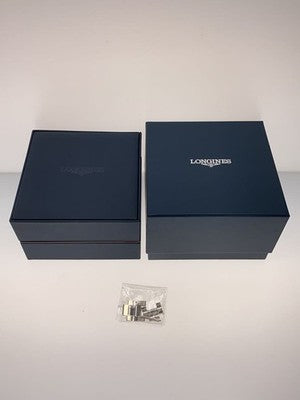 LONGINES CONQUEST JUMPING WATCH L3.701.4 ANALOG STAINLESS STEEL WHITE SILVER