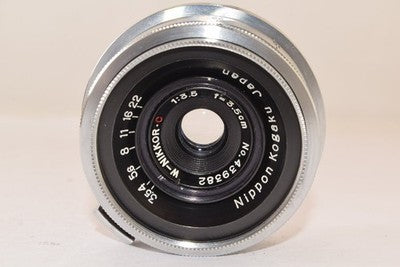 NIKON W-NIKKOR・C 3.5CM 35MM F3.5 S-MOUNT INTERCHANGEABLE LENS FOR NIKON S.
