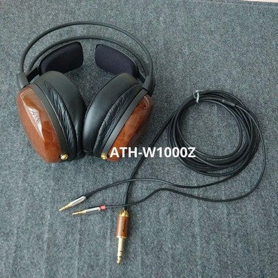 AUDIO TECHNICA ATH-W1000Z MAESTOSO WOOD HEADPHONES DETACHABLE MOD USED