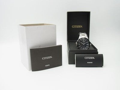 CITIZEN ECO-DRIVE MEN'S STAINLESS STEEL WATCH AW1164-53E, NEAR MINT CONDITION