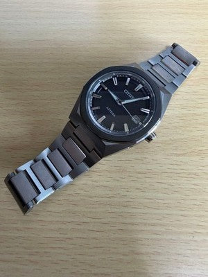 CITIZEN ACT LINE CB3044-55E ECO DRIVE RADIO SOLAR TITANIUM JAPAN WATCH