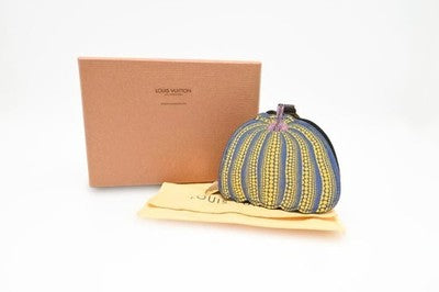 LOUIS VUITTON X YAYOI KUSAMA M82109 PUMPKIN COIN PURSE UNUSED W/ BOX