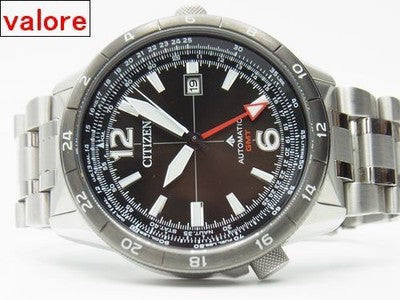 CITIZEN PROMASTER SKY GMT AUTOMATIC MEN'S STAINLESS STEEL WATCH NB6046-59E