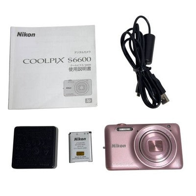 NIKON COOLPIX S6600 COMPACT DIGITAL CAMERA, SILKY PINK, EXCELLENT+++++