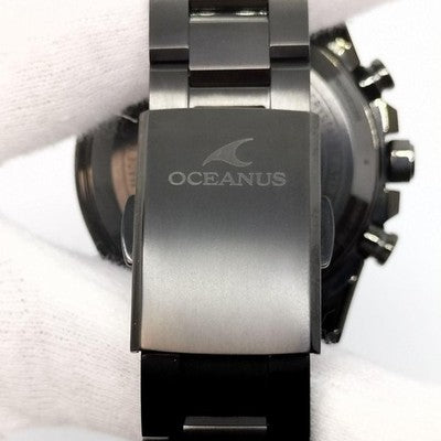 CASIO OCEANUS OCW-T4000BA-1A3JF TITANIUM SOLAR BLUETOOTH WATCH BOX WARRANTY