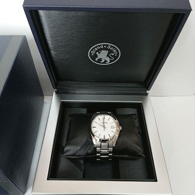 GRAND SEIKO SBGX267 MEN'S WRISTWATCH TITANIUM QUARTZ SILVER ROUND FACE JAPANMADE