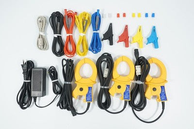 HIOKI PW3360-10 CLAMP ON POWER LOGGER W 3X 9661 SENSORS TESTED WORKING