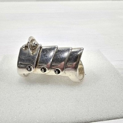 VIVIENNE WESTWOOD ARMOR RING SV925 SILVER SIZE S EARLY MODEL FROM JAPAN