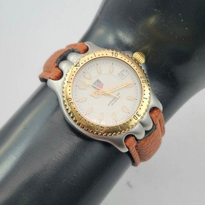 TAG HEUER PROFESSIONAL WG1222 QUARTZ 200M WATER RESISTANT TWO-TONE WATCH 32MM