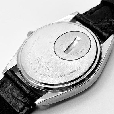 SEIKO GRAND QUARTZ TWIN QUARTZ 9940-8000 MEN'S WATCH 1978 - SILVER STAINLESS