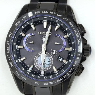 Seiko Astron SBXB103 8X53-0AT0-2 GPS Solar Quartz Black Dial Limited 2000 /w Box