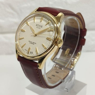 KUOE KYOTO ROYAL SMITH 90-006 AUTOMATIC WATCH MIYOTA 9039 WAFFLE DIAL