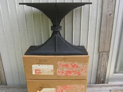 JBL 2370A HORN SPEAKERS 2 PAIRS VINTAGE SHOWA ERA USED WORKING CONDITION