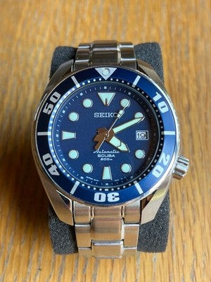 SEIKO PROSPEX SBDC003 FIRST GENERATION SUMO AUTOMATIC DIVER WATCH JAPAN BLUE