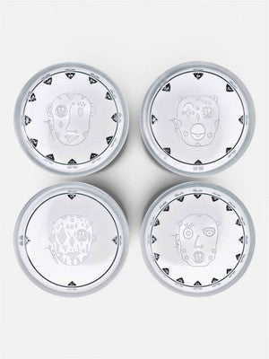 BACCARAT CHATEAU FAUNA CRISTOPOLIS GLASS TUMBLER SET OF 4 BY JAIME HAYON W/BOX