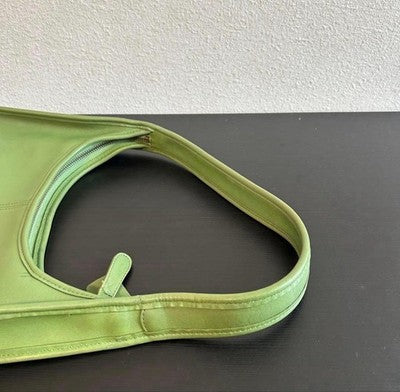 COACH ERGO SHOULDER BAG GREEN LEATHER VINTAGE Y2K HOBO CROSSBODY PURSE