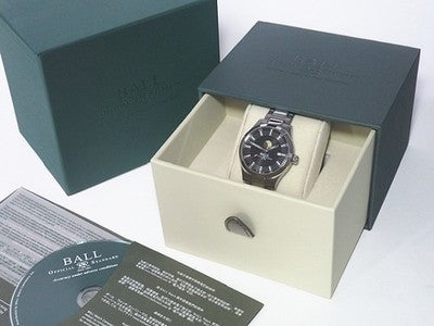BALL WATCH ENGINEER 2 MOON PHASE NM2282C-SJ-BK BLACK SS MEN'S AUTOMATIC WATCH