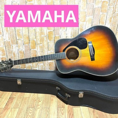 YAMAHA FG435A TBS ACOUSTIC GUITAR TOBACCO SUNBURST W/ HARD CASE - USED
