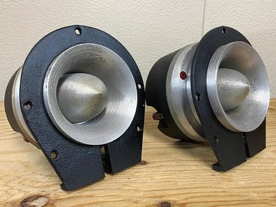 JBL 075 BULLET TWEETER PAIR 8OHM EARLY MODEL RED SEAL VINTAGE AUDIO GOOD