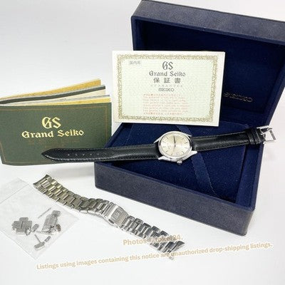 GRAND SEIKO SBGX005 9F62-0A10 QUARTZ SILVER DIAL MEN'S WATCH FOR PARTS JP