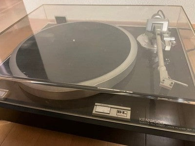 KENWOOD KP-770D QUARTZ DIRECT DRIVE TURNTABLE DYNAMIC SERVO TRACER ARM VINTAGE