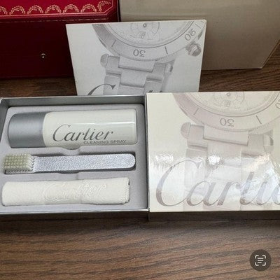 CARTIER CHRONOSCAPH SM W10197U2 QUARTZ WATCH WHITE DIAL STEEL RUBBER BOX